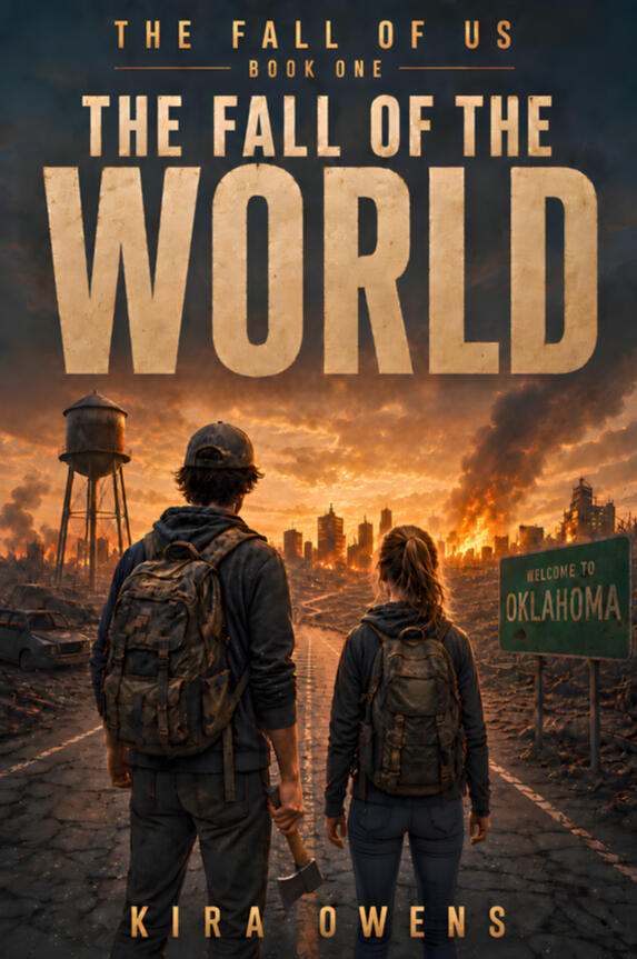 Fall of the World by Kira Owens The Fall of the World book cover - YA post-apocalyptic thriller by Kira Owens